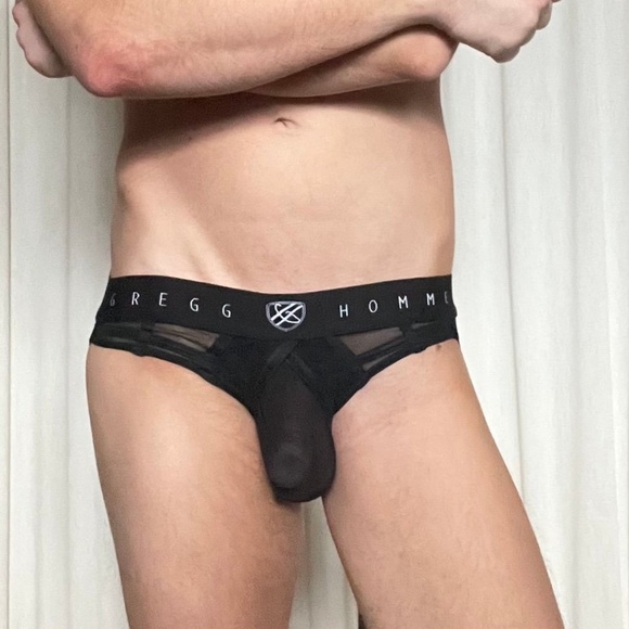 Mens Gregg Homme 'Erupt' Enhancing Ring Mesh Jock  in Black - XS - Picture 1 of 9